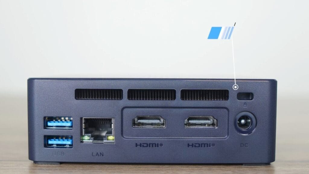 Beelink S12 Pro HDMI and USB Connection Port on Device.